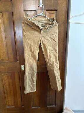 Cat & Jack Boys'  Khaki Pants, Tan size 14
